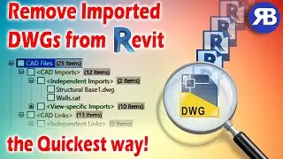 Revit Snippet: Quickest Way to Remove Imported CAD Files from Revit