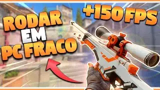 COMO RODAR CS2 EM PC FRACO EM 2024! (Como Aumentar o FPS no Counter Strike 2)