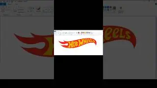 How to draw Hot Wheels Logo. #shorts #mspaintdrawing #hotwheels #hotwheelscollector