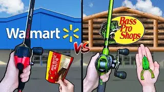 Walmart vs Bass Pro Shops Budget Fishing Challenge