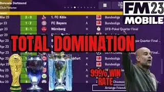 FM23 MOBILE TOTAL DOMINATION TACTICS!!