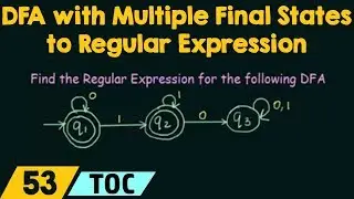 DFA to Regular Expression Conversion (when the DFA has Multiple Final States)