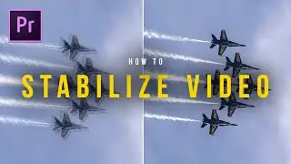 How to STABILIZE SHAKY VIDEO in Premiere Pro (FAST FIX To Stabilize Footage)