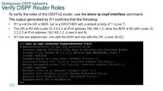 CCNA presentation - ENSA - Module 2  - Single-Area OSPFv2 Configuration