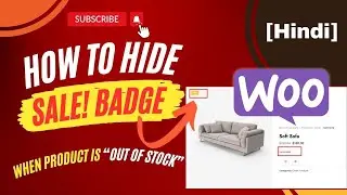 Hide “Sale! Badge” on Single Product & Shop Pages @ WooCommerce  [Hindi]