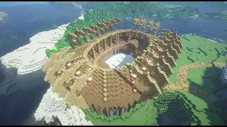 Minecraft timelapse coliseum