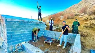 Amir and his family's kitchen renovation journey: expansion of walls and traditional cooking!