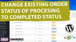 How to Auto Completed Status for All Existing Processing Orders in WooCommerce using Custom Code