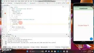 16- Counter App using Stateful() widget in Flutter Mobile App Development