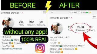 INSTAGRAM Par Followers  Kaise Badhaye - Geniune Tricks | How To Increase Instagram Followers 2022🔥