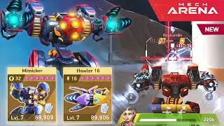 NEW MECH Mimicker and NEW WEAPON Howler - Mech Arena