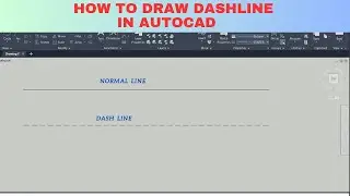 how to make dashed lines in autocad | autocad dashed line | dashed line autocad | dashed line