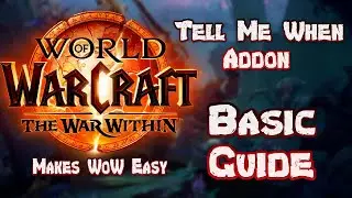 Great Addon - TellMeWhen Basic Guide - World of Warcraft "The War Within" TWW Expansion 2024