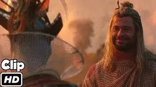 Opening First Fight Scene Thor: Love and Thunder Movie Clip HD