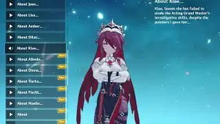 Rosaria All Voice Lines [English] | Genshin Impact