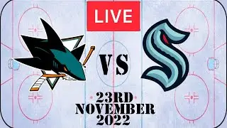 NHL 🔴Full Game Live🔴 Seattle Kraken vs San Jose Sharks 23rd November 2022 l Reaction