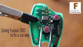 Using Fusion 360 to fix my car keys - Fusion 360 Mini Tutorial