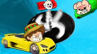 ¡NO CAIGAS al AGUJERO de LA MUERTE en GTA 5! 😂💥 COCHES vs DEMOLICION 💀 GTA V