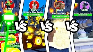 ALL BARRIER🔥Clover VS Scientist VS Sand Man VS Scientist Man🤯ENDLESS MODE | Toilet Tower Defense