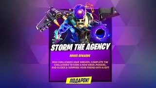 COMPLETING THE STORM TEST AT THE AGENCY/HOW TO GET FREE FORTNIGHT ITEMS/FREE HANG GLIDER