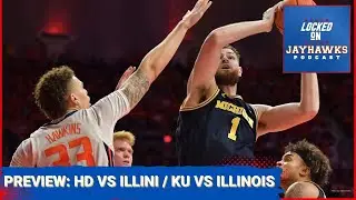 PREVIEW: #1 Kansas Jayhawks Basketball Face Illinois Fighting Illini in Charity Exhibition Game