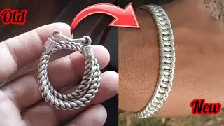 How To Make Old Bala To Brand New Bracelet | Dabal Bracelet Design | Silver work |