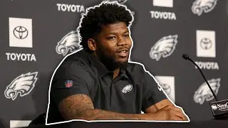 Rashaad Penny's First Presser as an Eagle