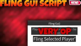 Fling Gui Very Op Script | Arceus x Script | Roblox Mobile Script