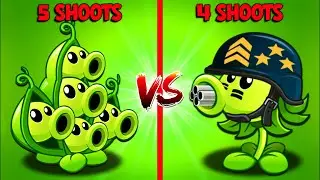 PvZ2 - MEGA GATLING PEA vs PEA POD - Who Will Win ? Plant Vs Plant.