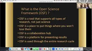 OSF workshop introduction