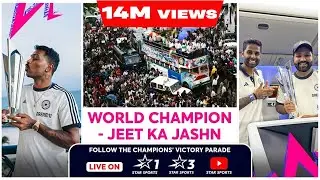 LIVE: JEET KA JASHN! Team Indias T20 World Cup Victory Parade | #T20WorldCupOnStar