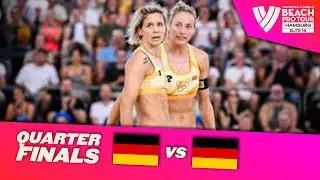 Müller/Tillmann vs. Ludwig/Lippmann - Quarter Finals Highlights | Hamburg 2024 #BeachProTour