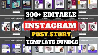 Instagram Story Templates Bundle- Design Layouts Online