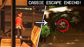 WHAT IF you ESCAPE in the beginning as CASSIE? | FNAF Security Breach [RUIN DLC] Good Ending?