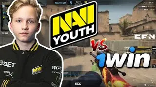 M0NESY ВРЫВАЕТСЯ В КИБЕРСПОРТ | NAVI YOUTH vs 1WIN CS:GO Fight Night Season 2