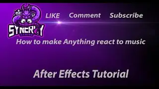 How to make ANYTHING React to audio After Effects Tutorial