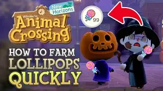 How To FARM LOLLIPOPS (& Get More CANDY) in Animal Crossing New Horizons (Halloween Tricks To Know)