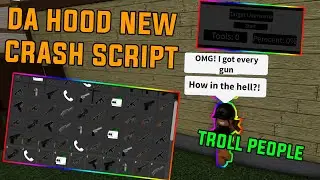 ROBLOX DA HOOD CRASH SERVER SCRIPT [GIVE ANYONE EVERY GUNS , WORKS ON EVERY PC , CRASH IN 5 MINUTES]