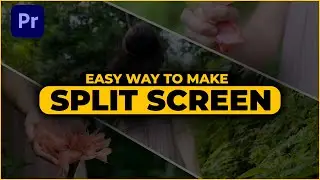 How to create split screens in Premiere Pro