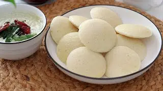 Instant idli recipe | Rava idli with coconut chutney #ravaidli, #coconutchutneyrecipe