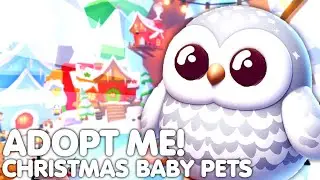 😍*NEW* CHRISTMAS BABY PETS UPDATE!😱 ADOPT ME NEW BABY WINTER PETS REVEALED! (ALL INFO!) ROBLOX