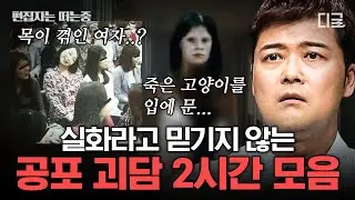 [#프리한19] (2시간) ※납량특집※ 등골 오싹하게 만들어줄 공포 괴담 모음🥶 | #편집자는