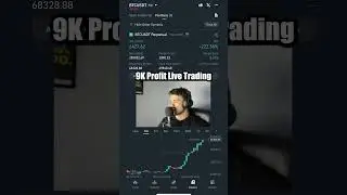 9 000$ Profit on Binance Futures Live Trading Bitcoin 