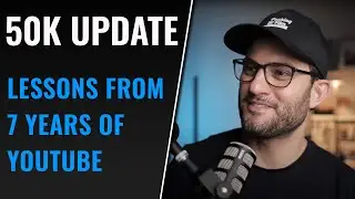 50K update stream | Lessons from 7 years of YouTube