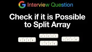 Check if it is Possible to Split Array - Leetcode 2811