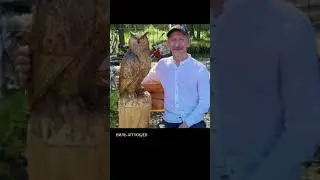 Работа по дереву Виля Аптюшева Резное панно Резьба по дереву Wood carving #shorts