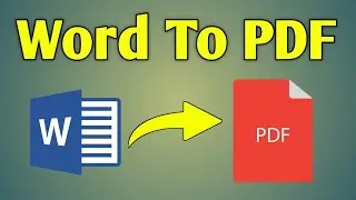 Word To Pdf Converter | Word To Pdf Converter In Laptop | Word File Ko Pdf Mein Kaise Convert Karen