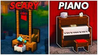 ► 20+ Scary Build Hacks | Minecraft Build Ideas 🧟‍♂️