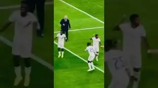 Ancelotti dancing with Real Madrid players 🤣😂