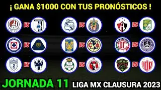 PRONÓSTICOS para TODOS los PARTIDOS de la JORNADA 11 Liga MX CLAUSURA 2023